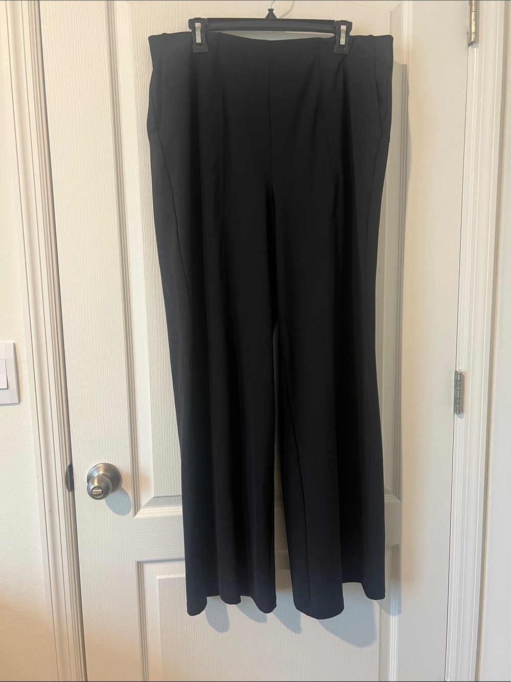 Old Navy Black Wide-Leg Poweroft Athletic Trousers